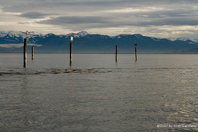 Schiffszeichen im Bodensee